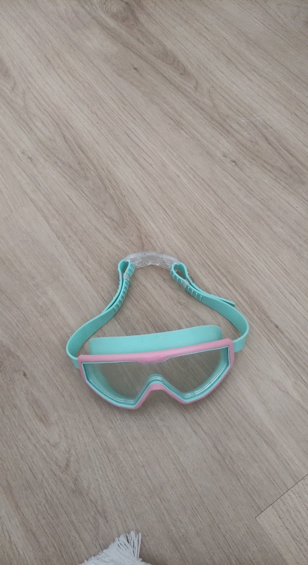 Pastel Turkuaz Elastik Yüzücü Gözlüğü - Görsel 3