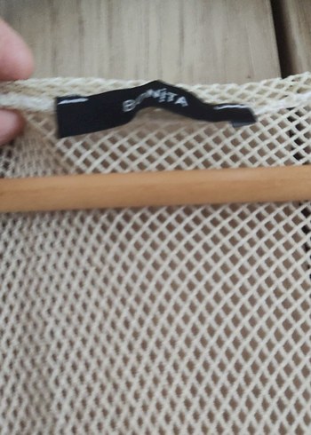 Bej Bohem Tarzı Desensiz Pareo - Görsel 4