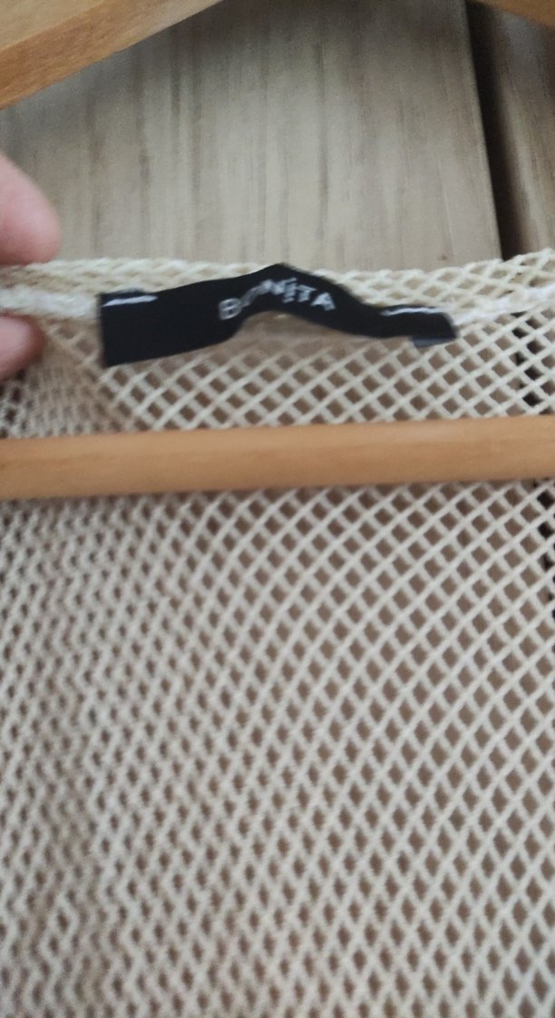 Bej Bohem Tarzı Desensiz Pareo - Görsel 4