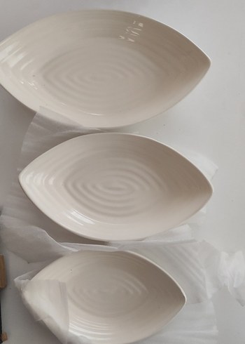 Sado 3 lü Beyaz Sunum Kabı - Görsel 3