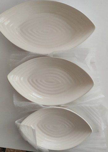 Sado 3 lü Beyaz Sunum Kabı - Görsel 2