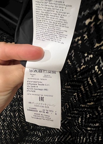 Max Mara Albinea Mont - Görsel 7