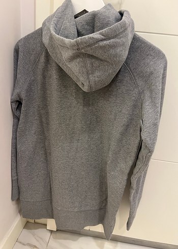 Gri Kapüşonlu Fermuarlı GAP Sweatshirt - Görsel 7