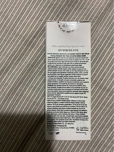 Diğer Dalba Uv Essence Waterfull Tone Up güneş kremi