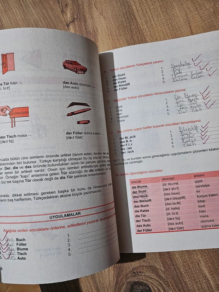 Almanca İlk Adım 1 - Fono Yayınları - Görsel 2