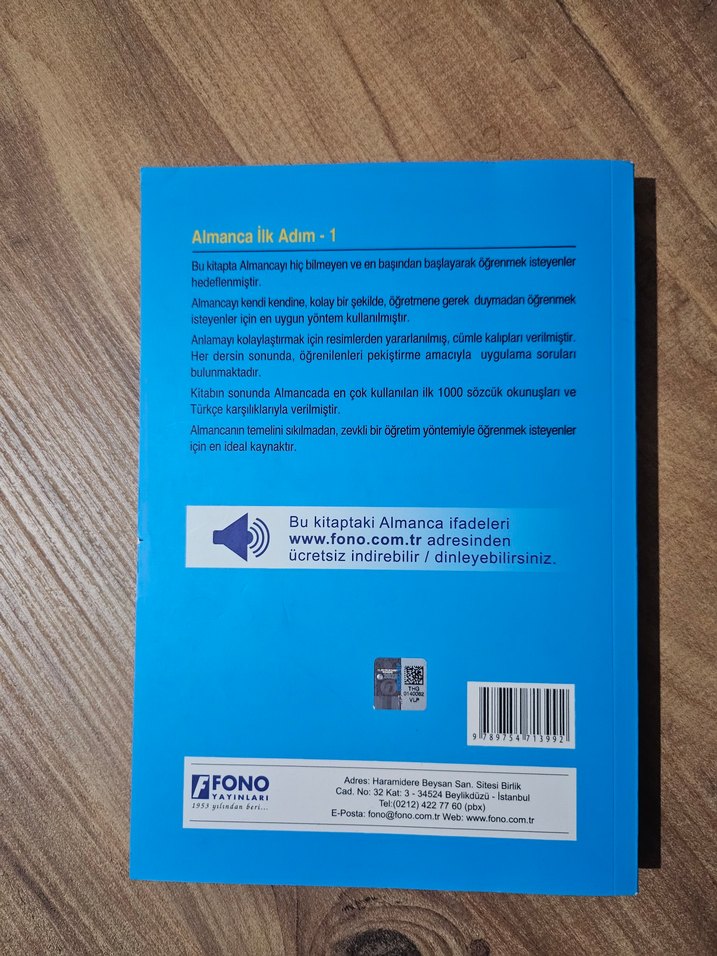 Almanca İlk Adım 1 - Fono Yayınları - Görsel 3