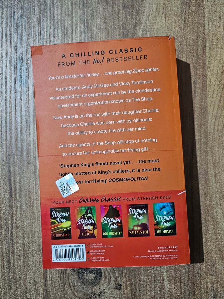 Stephen King - Firestarter Romanı - Görsel 2