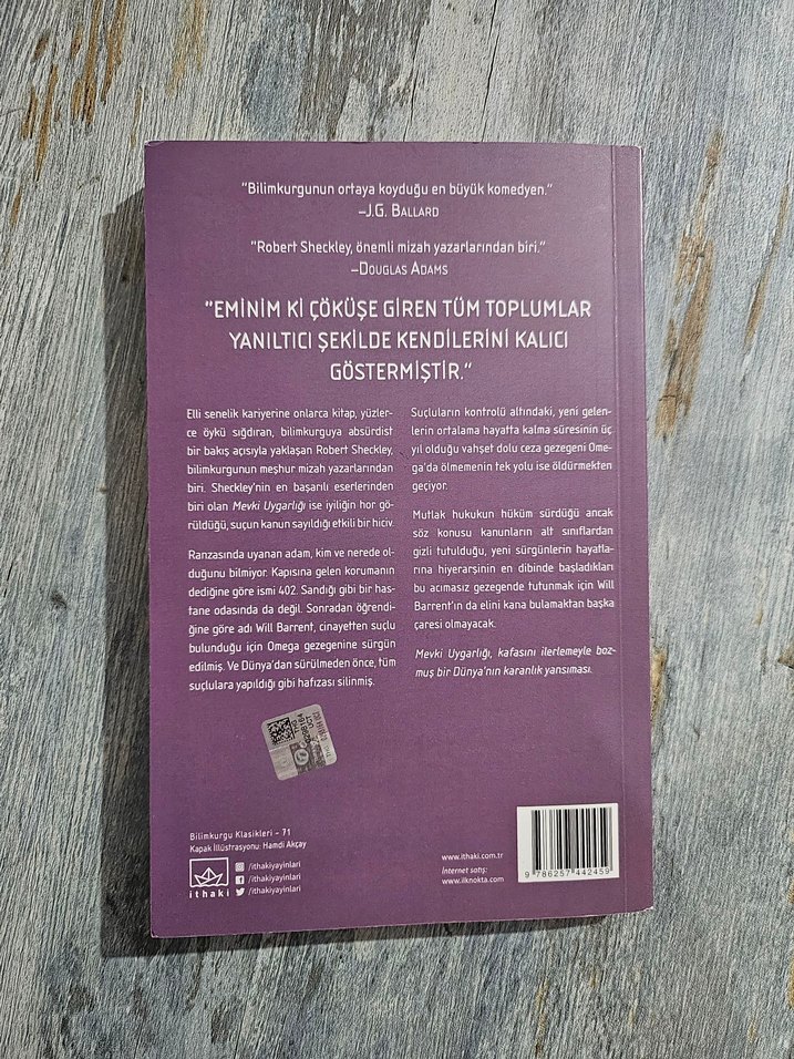 Robert Sheckley - Mevki Uygarlığı Romanı - Görsel 2