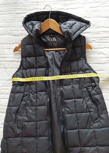 Zara Siyah Kapitoneli Fermuarlı çocuk Yelek - Görsel 5