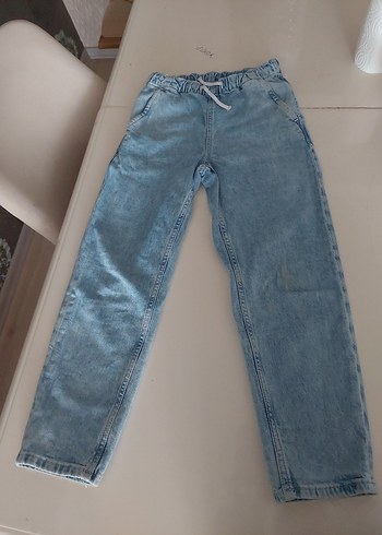 Çocuk H&amp;M Bol Kesim Midi Kot Pantolon - Görsel 3