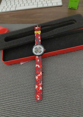 çocuk Renkli Minimalist Rock Punk Kol Saati - Görsel 7