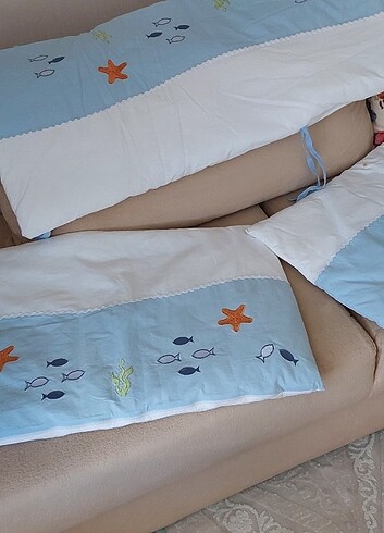 Bebek yataği nevresimli kenar seti - Görsel 3