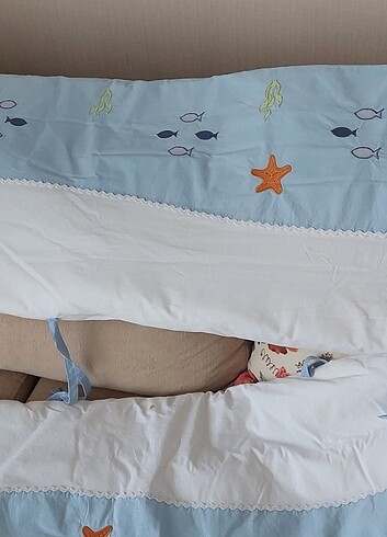 Bebek yataği nevresimli kenar seti - Görsel 6