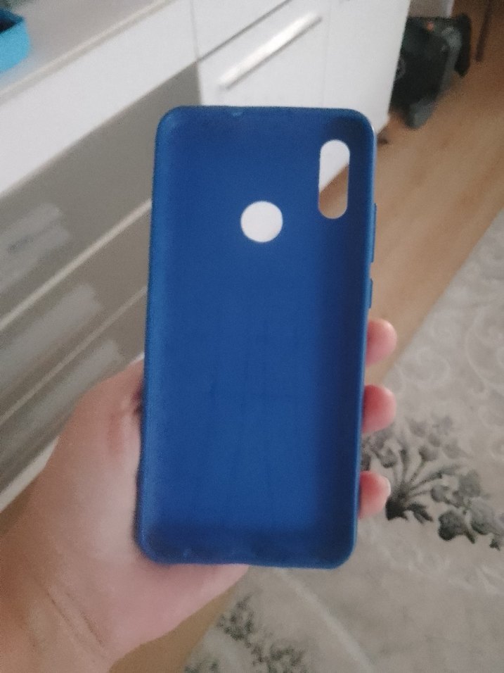 Mavi Cırt Cırtlı Telefon Kılıfı - Görsel 2