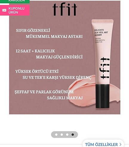 Diğer Tfit Primer Gözenek Kapatıcı Makyaj Bazı