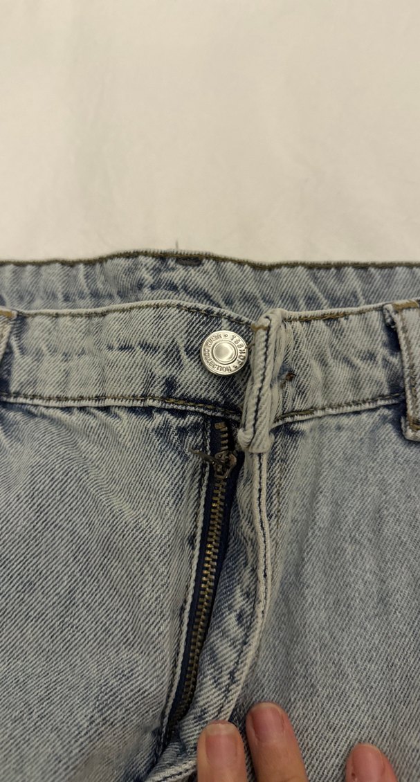 Mavi Denim Mini Etek - Görsel 2