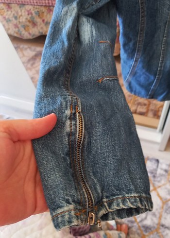 xl Beden Düğmeli Kadın Kot Ceket, Rahat Kesim