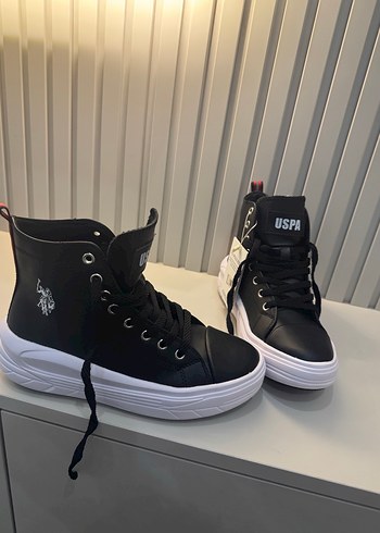 Siyah Kadın Platform Spor Ayakkabı - Görsel 2