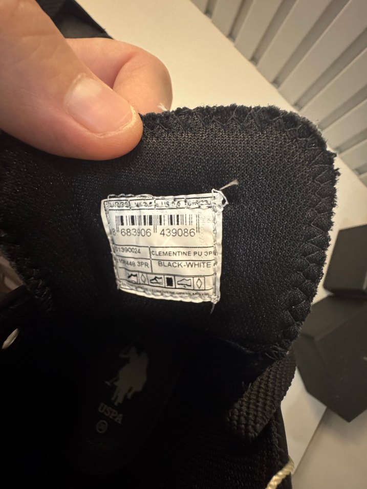 Siyah Kadın Platform Spor Ayakkabı - Görsel 4