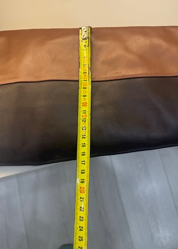 Kahverengi Çizgili Dizüstü Deri Çizme - Görsel 10