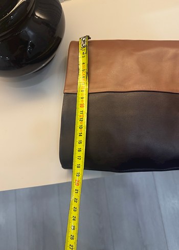 Kahverengi Çizgili Dizüstü Deri Çizme - Görsel 11