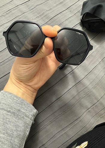 Şeffaf Siyah Gotik Kadın Güneş Gözlüğü - Görsel 2