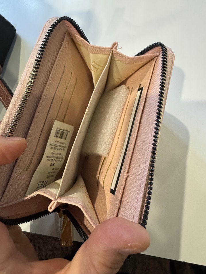 İnci Marka Pembe Deri Kadın Cüzdan - Görsel 3