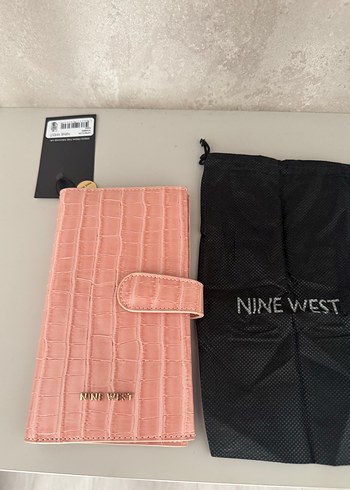 Nine West Nine West Pembe Deri Fermuarlı Cüzdan