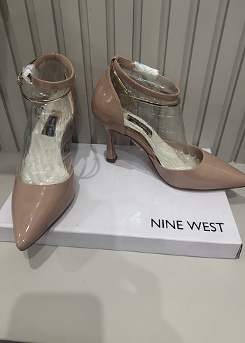 38 Beden camel Renk Bej Tokalı Stiletto Kadın Ayakkabı