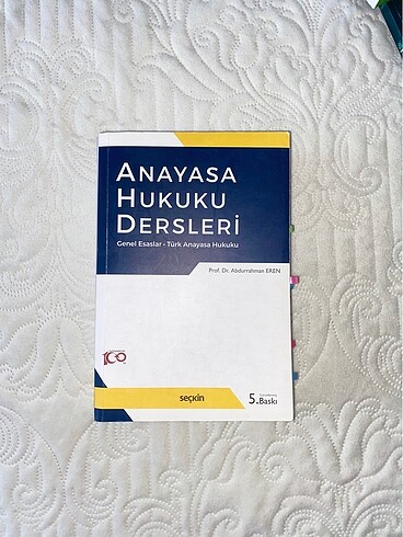 Anayasa hukuku ders kitabı Abdurrahman eren
