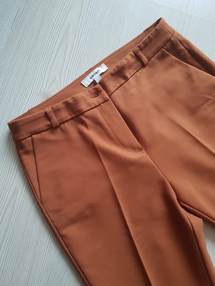 Tarçın Renk Kumaş Pantolon - Görsel 2