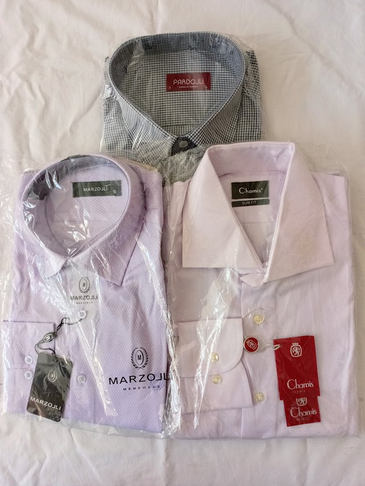 Gömlekler karışık hepsi birden uzun  kısa kollu fırsat ürünleri - Görsel 3