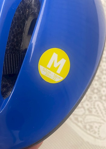 Mavi Biker Çocuk Kask Velcro Bantlı - Görsel 4