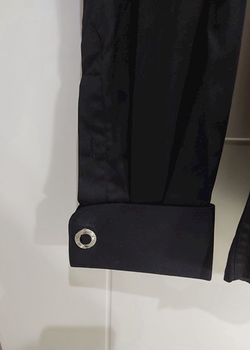2xl Beden siyah Renk Düğmeli Siyah Erkek Gömlek