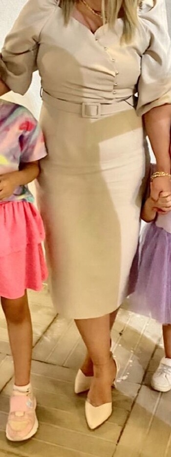 Midi boy davet elbisesi - Görsel 6