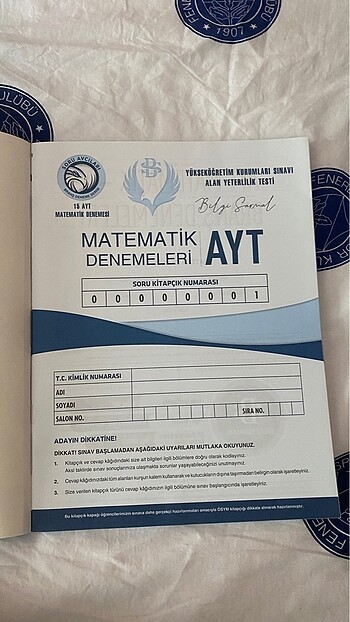  ayt matematik deneme bilgi sarmal