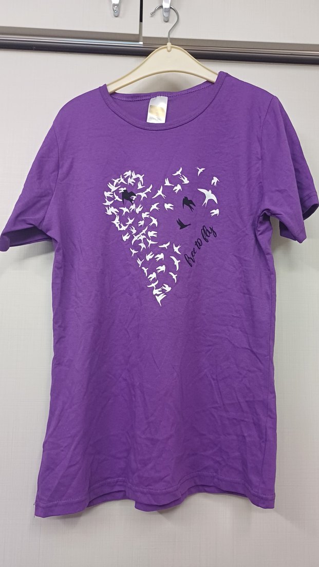 Diger Mor Kısa Kollu Baskılı Kadın Pijama Takımı - Görsel 3