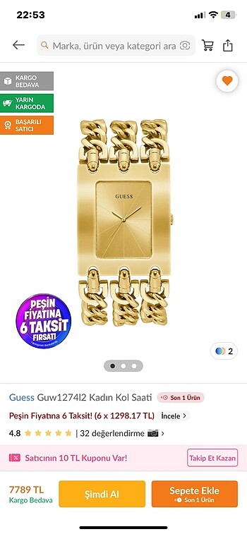 Orjinal guess saat kadın