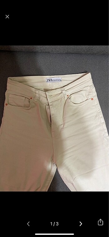 Zara krem jean