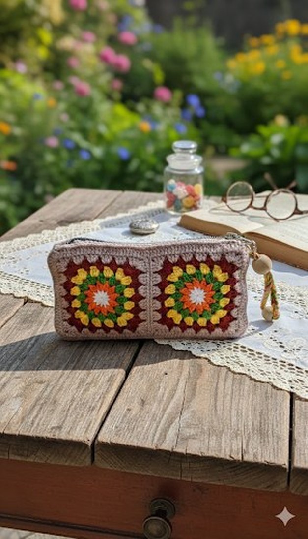 Nakışlı Bohem Kadın El Çantası - Görsel 2