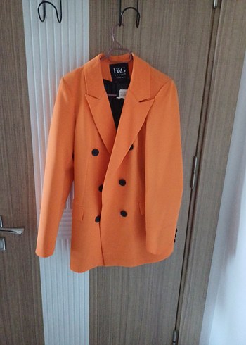 Turuncu Kadın Blazer