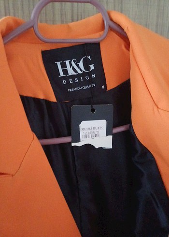 BNG Design Turuncu Kadın Blazer