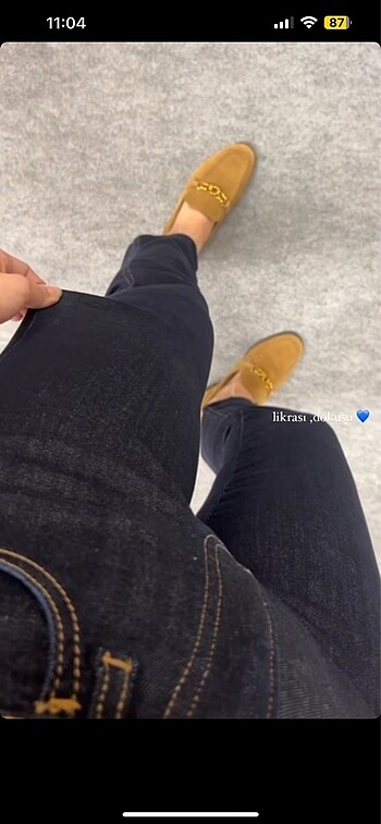 28 Beden lacivert Renk MASSİMO DUTTİ LACİVERT YÜKSEK BEL STRAIGHT JEAN