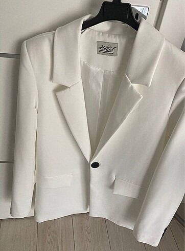 m Beden beyaz Renk Beyaz blazer ceket