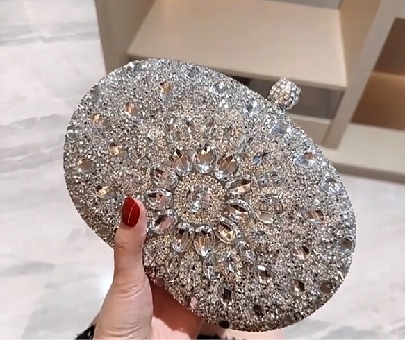 Beden Full taşlı abiye çantası