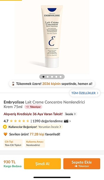 Beden Embryolisse Lait Creme Concentre Makyaj bazı - nemlendirici