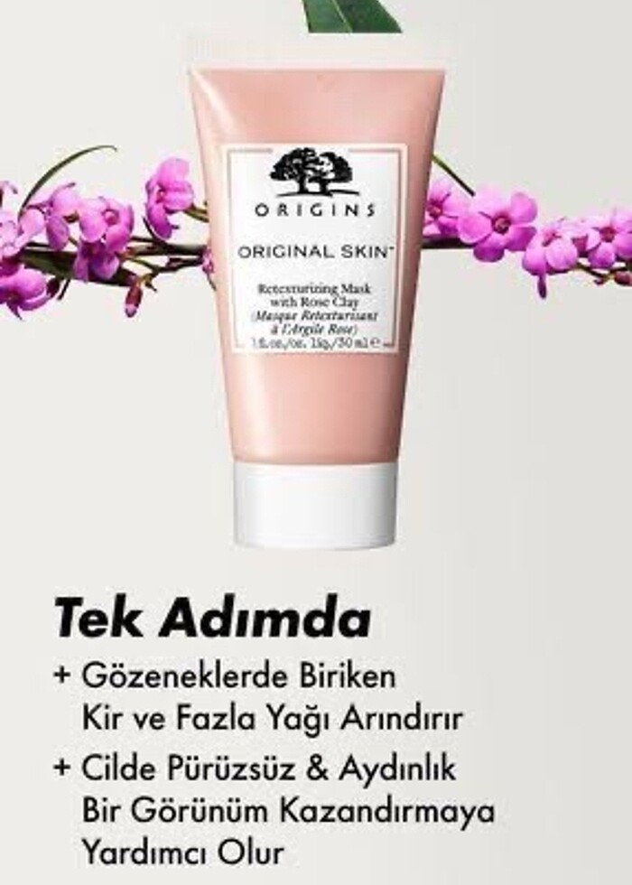 Origins Original Skin - Pembe Kil ile Yeniden Yapılandırıcı Mask - Görsel 2