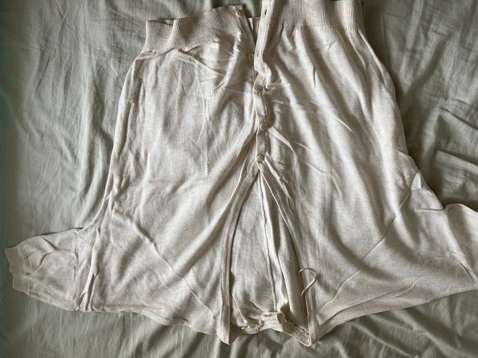 Beyaz V Yakalı ceket - Görsel 2