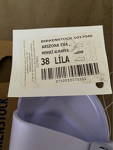 38 Beden mor Renk Birkenstock eva kadın terlik LİLA