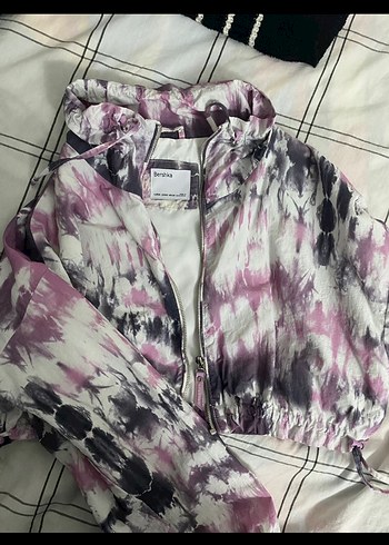 Bershka yağmurluk rüzgarlık ceket - Görsel 4